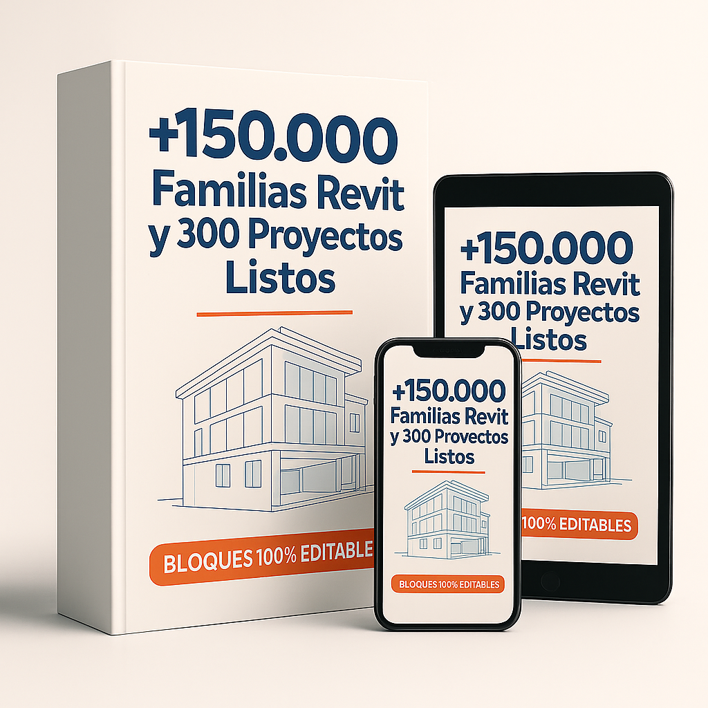 Kit Revit Revolution con más de 150.000 familias y 300 proyectos